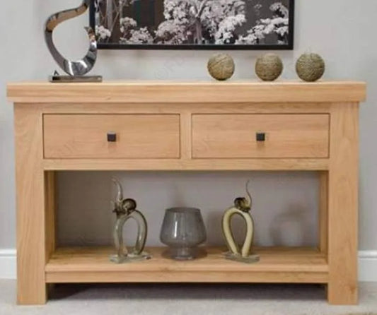 Oak Console Table