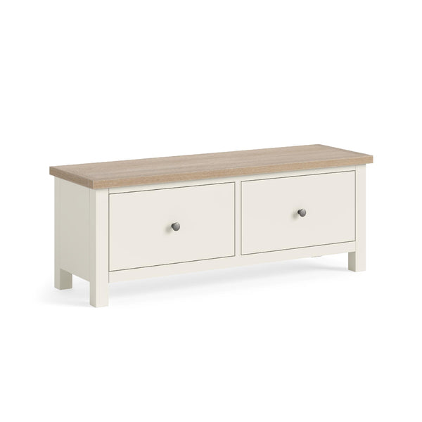 Meadow Brook Oak Large 2 Drawer Bench