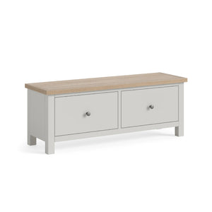Meadow Brook Oak Large 2 Drawer Bench