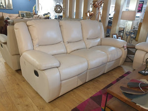 Virginia Italian Leather 3 Seater Sofa