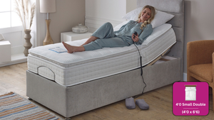 Adjust-a-bed 4ft Small Double Gel-Flex Pillow Top Adjustable Bed