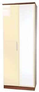 Kingston Tall 2 Door Mirrored Wardrobe