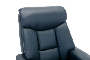 Bali Reclining Swivel Chair with Footstool