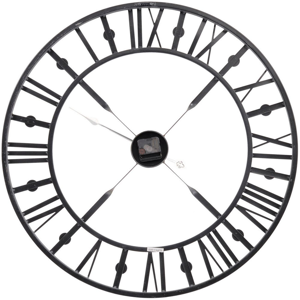 Monthly Promo Antique Grey Skeleton Wall Clock