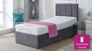Adjust-a-bed 2ft6 Small Single Gel-Flex Ortho Adjustable Bed