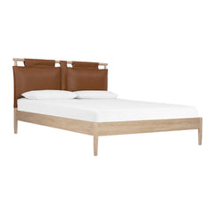 Encore 4ft6 Bed Frame with Leather Headboard