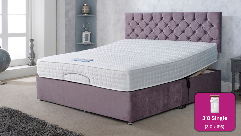 Adjust-a-bed 3ft Single Gel-Flex 1000 Adjustable Bed