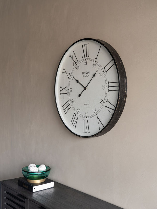 Monthly Promo Antique Black Wall Clock