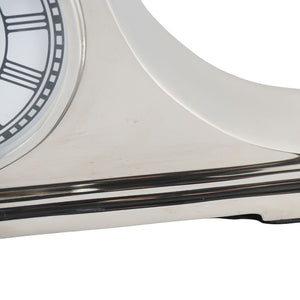 Retro Nickel Carriage Clock