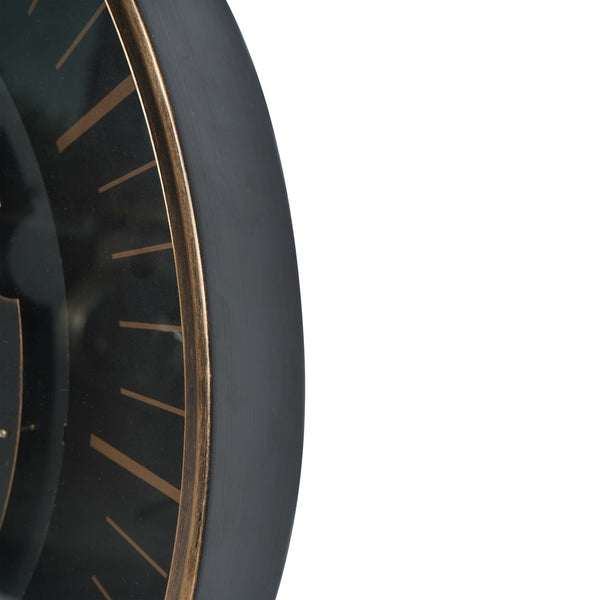 Palladium Wall Clock With Moving Cogs 80cm