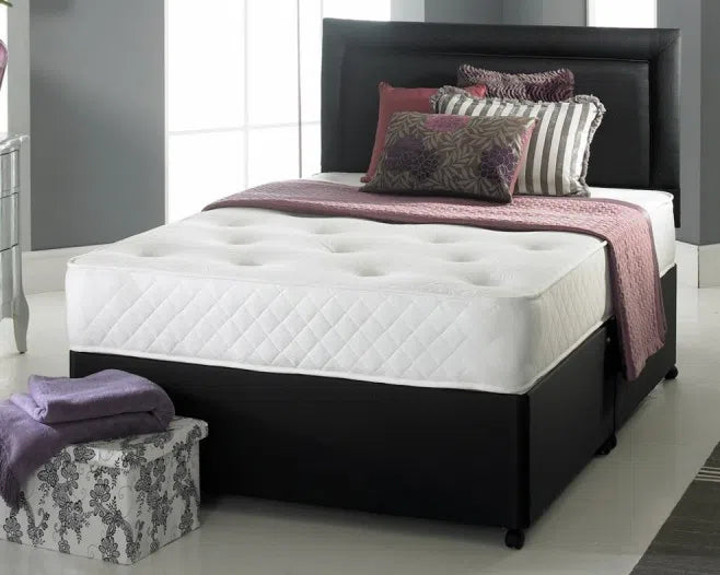 Solo Memory Foam 2ft6 Small Single Divan Set