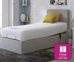 Adjust-a-bed 5ft (2 x 2ft6 Linked) King Size Beau Adjustable Bed