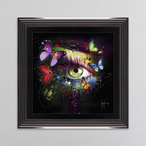 Butterfly Eye Framed Wall Art 85x85cm