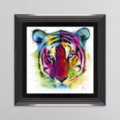 Tiger Framed Wall Art 85x85cm