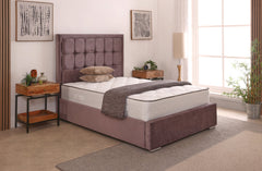 Albany 54inch 4ft Small Double Upholstered Bed Frame with Ottoman Option