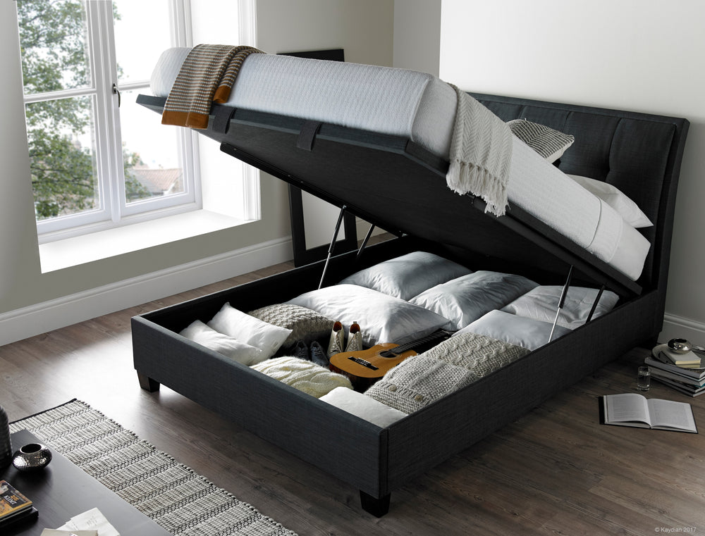 Ascend 4ft6 Upholstered Ottoman Bed Frame