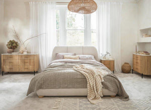Roma Upholstered 5ft King Size Bed Frame