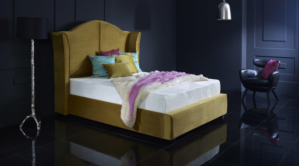 Brandy Upholstered 4ft Small Double Bed Frame