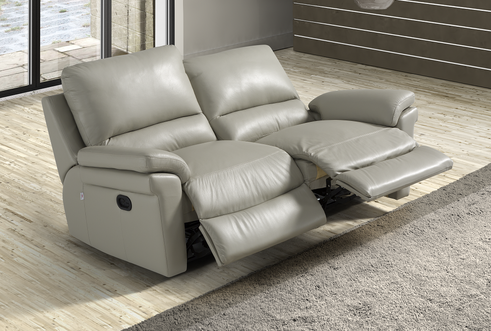 Douglas 3 Seater Italian Leather Sofa (2 seat MAXI)