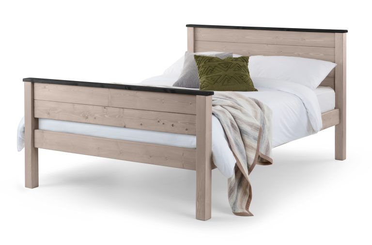 Paignton 4ft6 Double Wooden Bed Frame - High Foot End