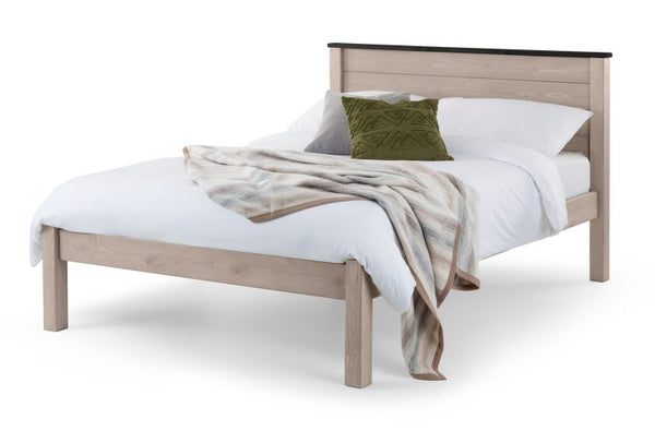 Paignton 4ft Small Double Wooden Bed Frame - Low Foot End