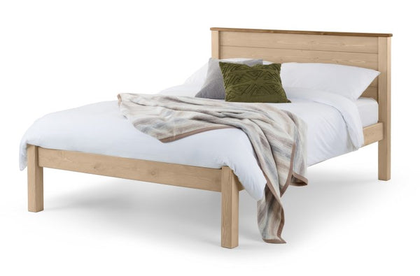 Paignton 4ft Small Double Wooden Bed Frame - Low Foot End