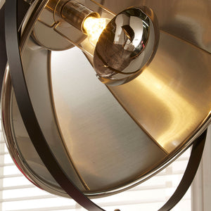 Elsie Black & Silver Tripod Floor Lamp