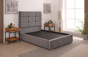 Freya 54inch 6ft Super King Size Upholstered Bed Frame with Ottoman Option