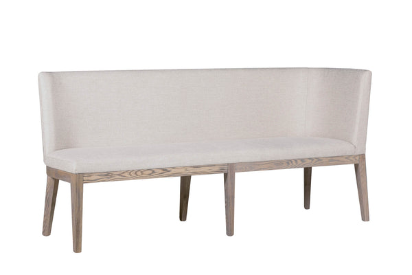 Fabiana Oak Corner Bench (2 parts made from long corner bench and short bench)