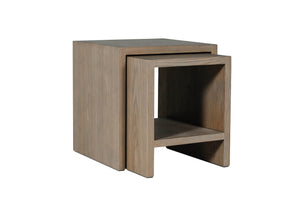 Fabiana Oak Nest of Tables