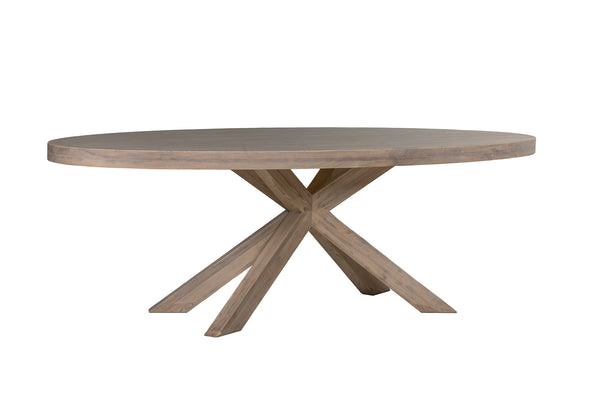 Fabiana Oak 190cm Large Oval Dining Table