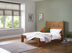 Newton 5ft King Size Wooden Bed Frame - Low Foot End