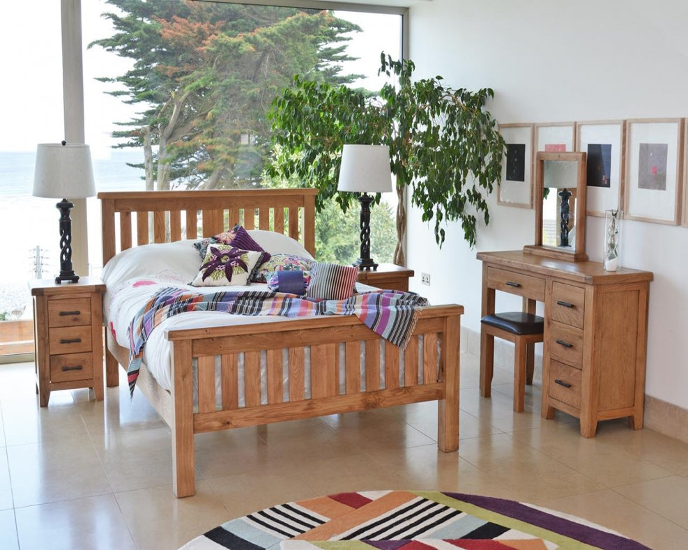 Hastings Solid Oak 6ft Bed Frame