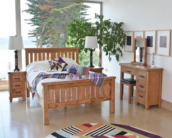 Hastings Solid Oak 6ft Bed Frame