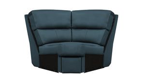 G Plan Harper Leather Curved Corner Unit