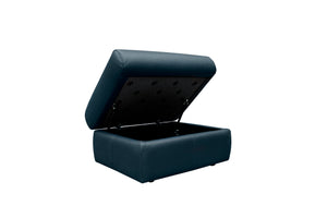 G Plan Harper Leather Storage Footstool