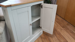Clearance Chester Ivory Corner Cupboard