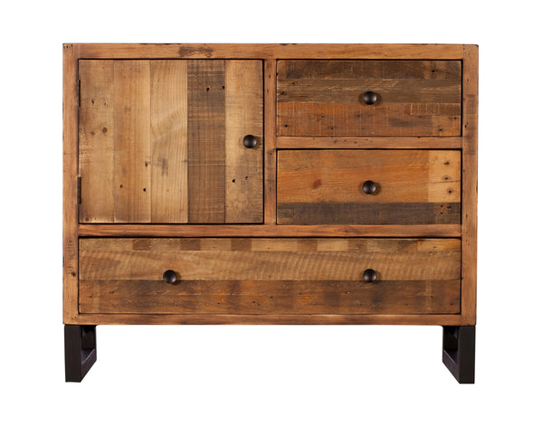 Nassau Narrow Sideboard - Solid Reclaimed Wood