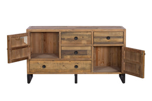Nassau Wide Sideboard in Solid Reclaimed Wood