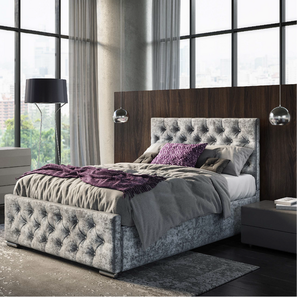 Malibu Upholstered 5ft King Size Bed Frame