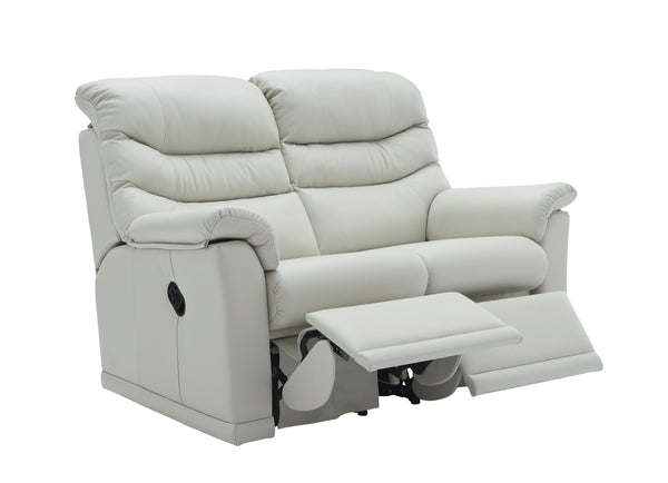 G Plan Malvern Leather 2 Seater Sofa