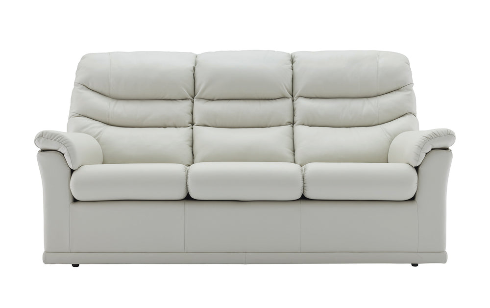 G Plan Malvern Leather 3 Seater Sofa (3 Cushions)