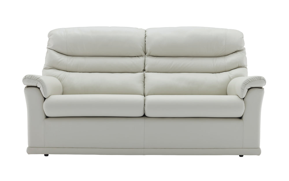 G Plan Malvern Leather 3 Seater Sofa (2 Cushions)