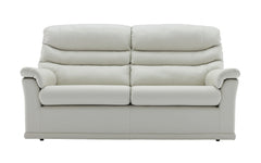 G Plan Malvern Leather 3 Seater Sofa (2 Cushions)