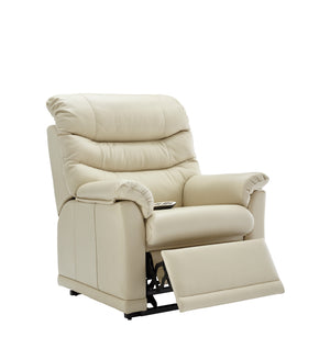 G Plan Malvern Leather Small Dual Elevate Armchair