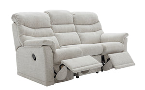 G Plan Malvern Upholstered 3 Seater Fabric Sofa (3 Cushion)