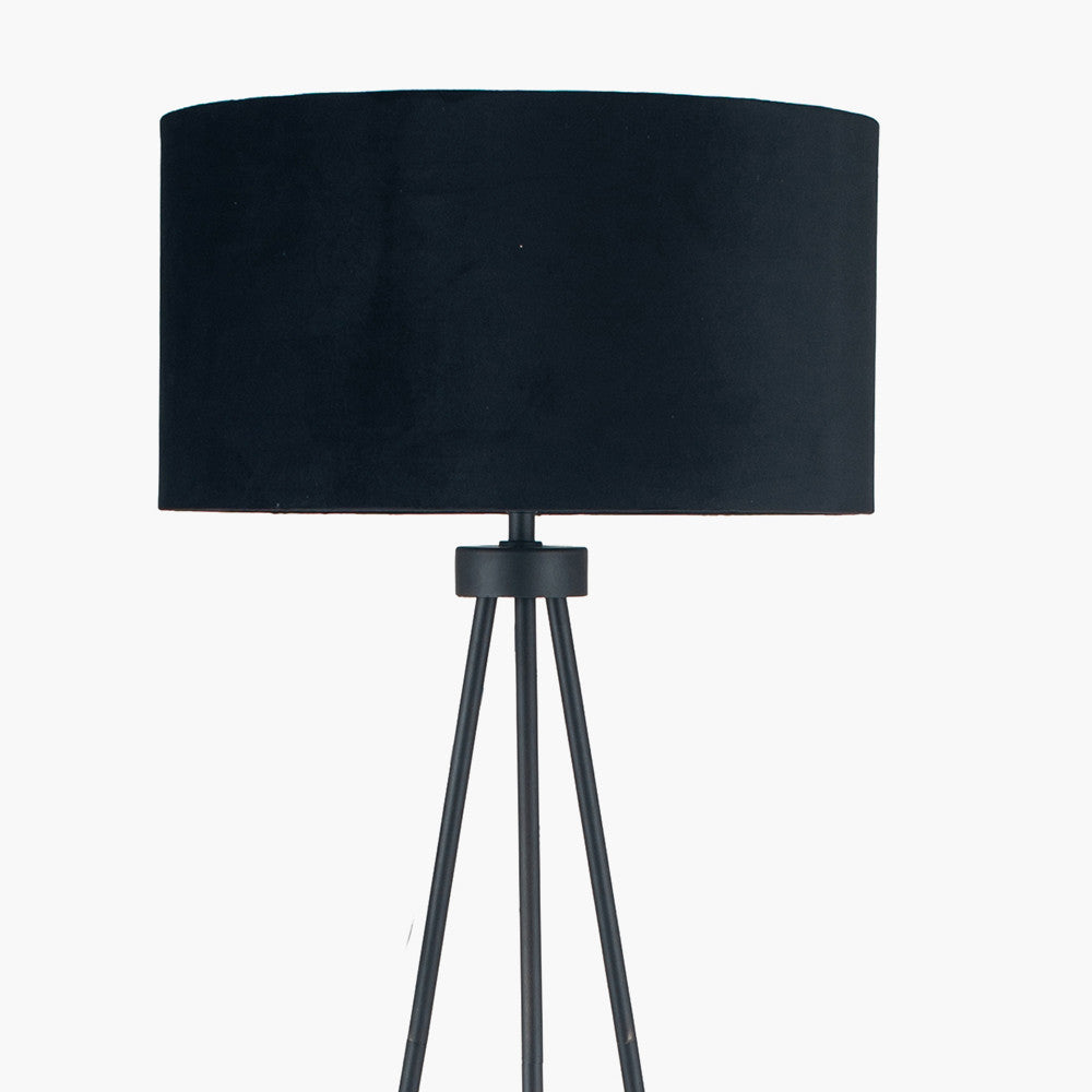 Matt Black Tripod Floor Lamp