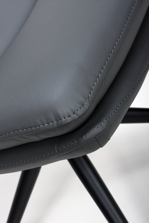 Nimo Swivel Dining Chair Grey