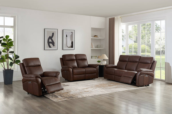 Nardi 2 Seater Electric Leather Recliner Sofa