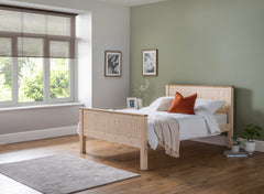 Okehampton 4ft Small Double Wooden Bed Frame with High Foot End